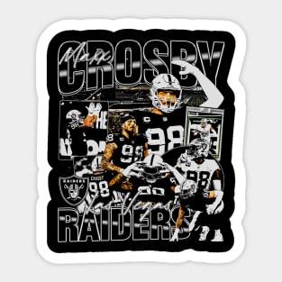 Maxx Crosby Vintage Bootleg Sticker